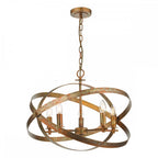 NIT0564 Nitya 5 Light Pendant Mottled Copper