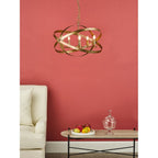 NIT0564 Nitya 5 Light Pendant Mottled Copper