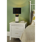 ROJ4255 Roja Table Lamp Terrazzo & Black With Shade