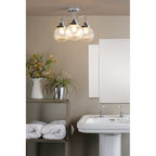 TAM5350-IP44 Tamara 3 Light Bathroom Semi Flush Polished Chrome Ribbed Glass