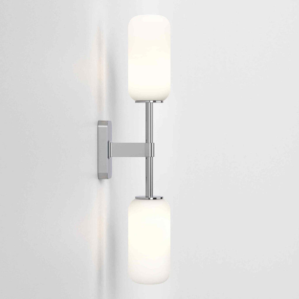 1429002 Tacoma Twin Bathroom Wall Light Polished Chrome