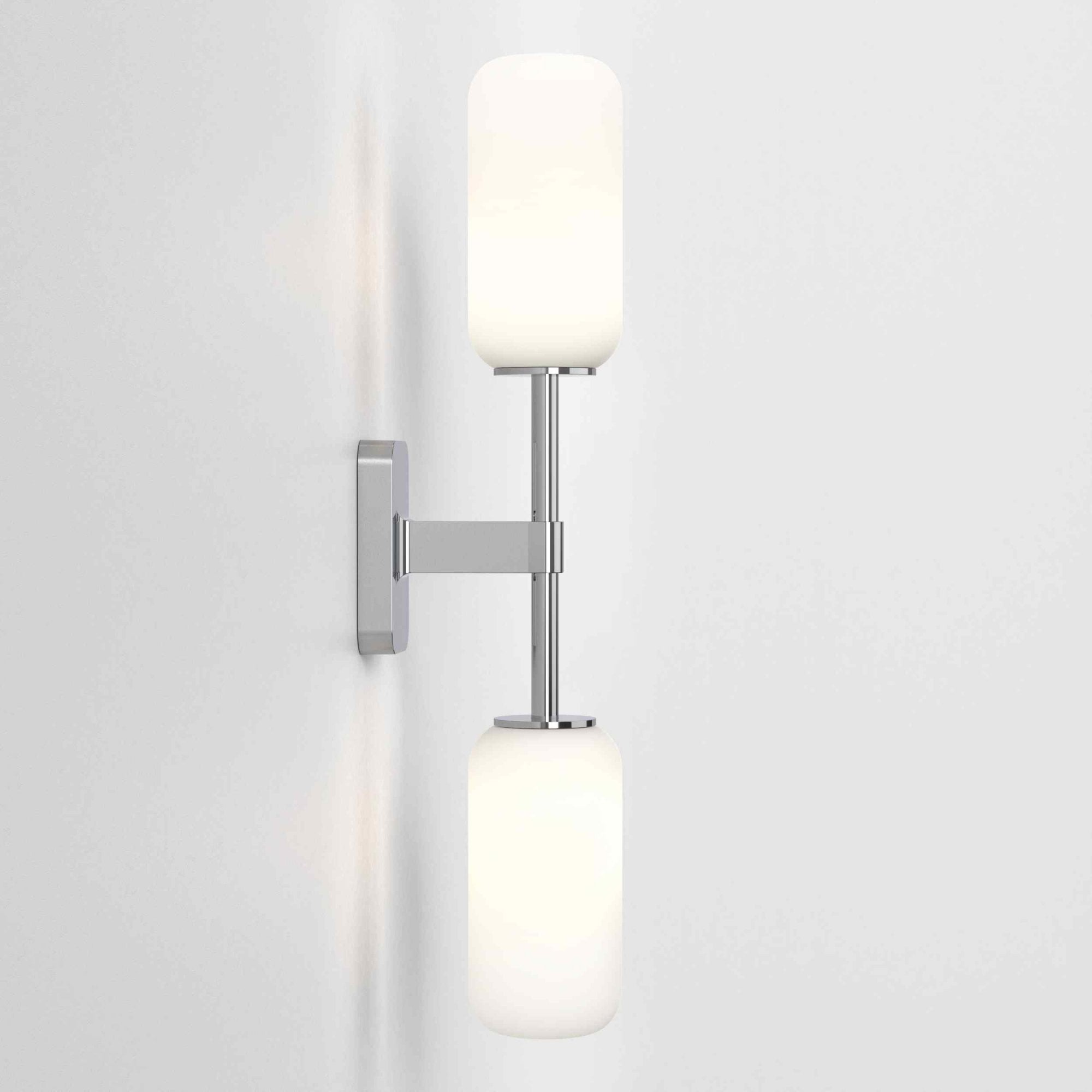 1429002 Tacoma Twin Bathroom Wall Light Polished Chrome