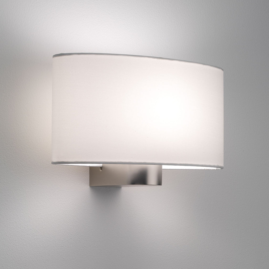 1185001 Napoli Wall Light Matt Nickel