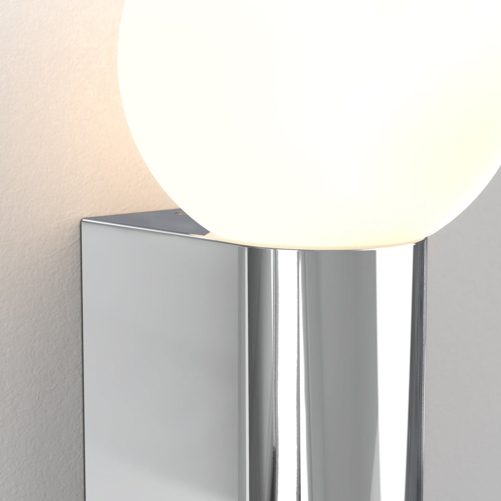 1459001 Ortona Single Bathroom Wall Light Polished Chrome