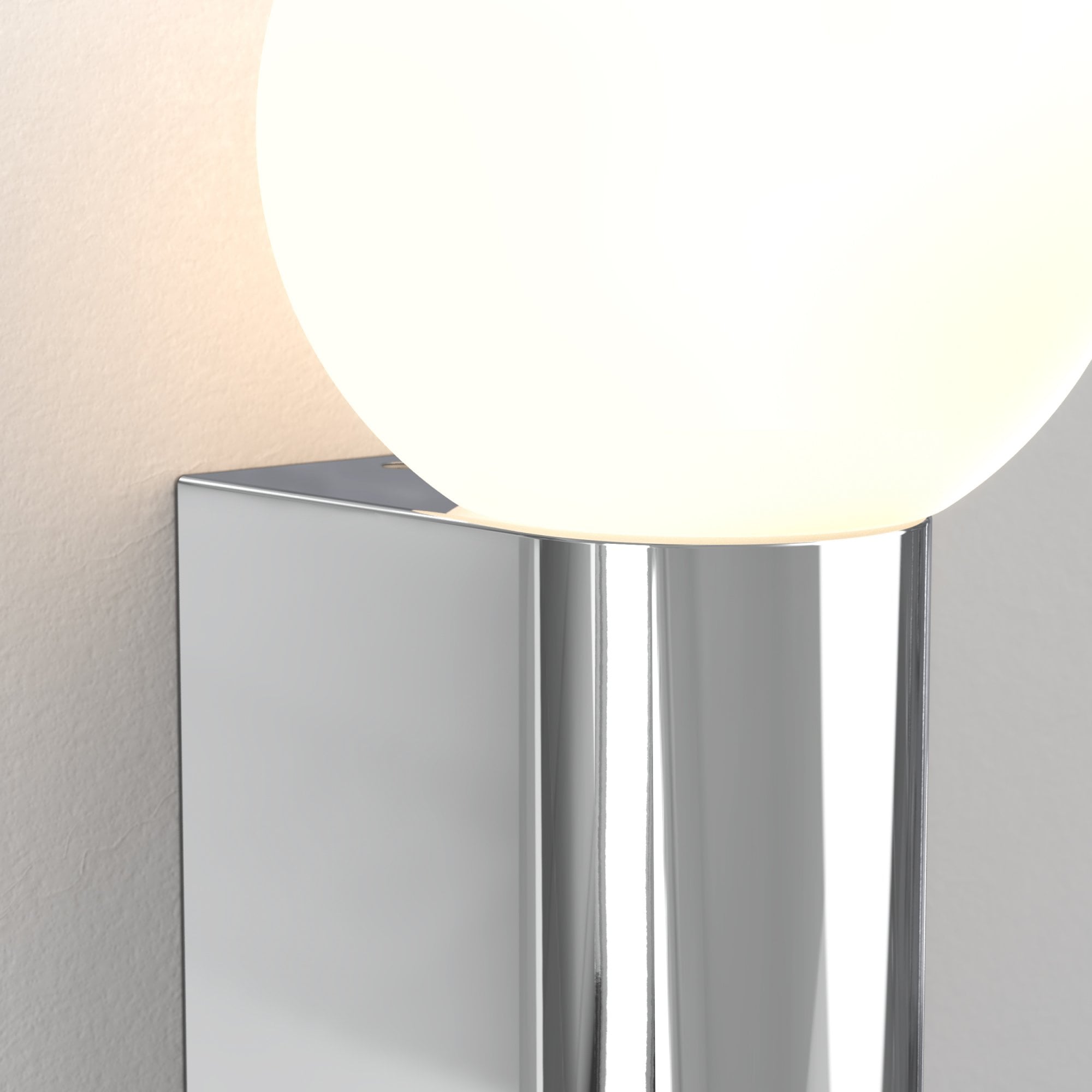 1459001 Ortona Single Bathroom Wall Light Polished Chrome