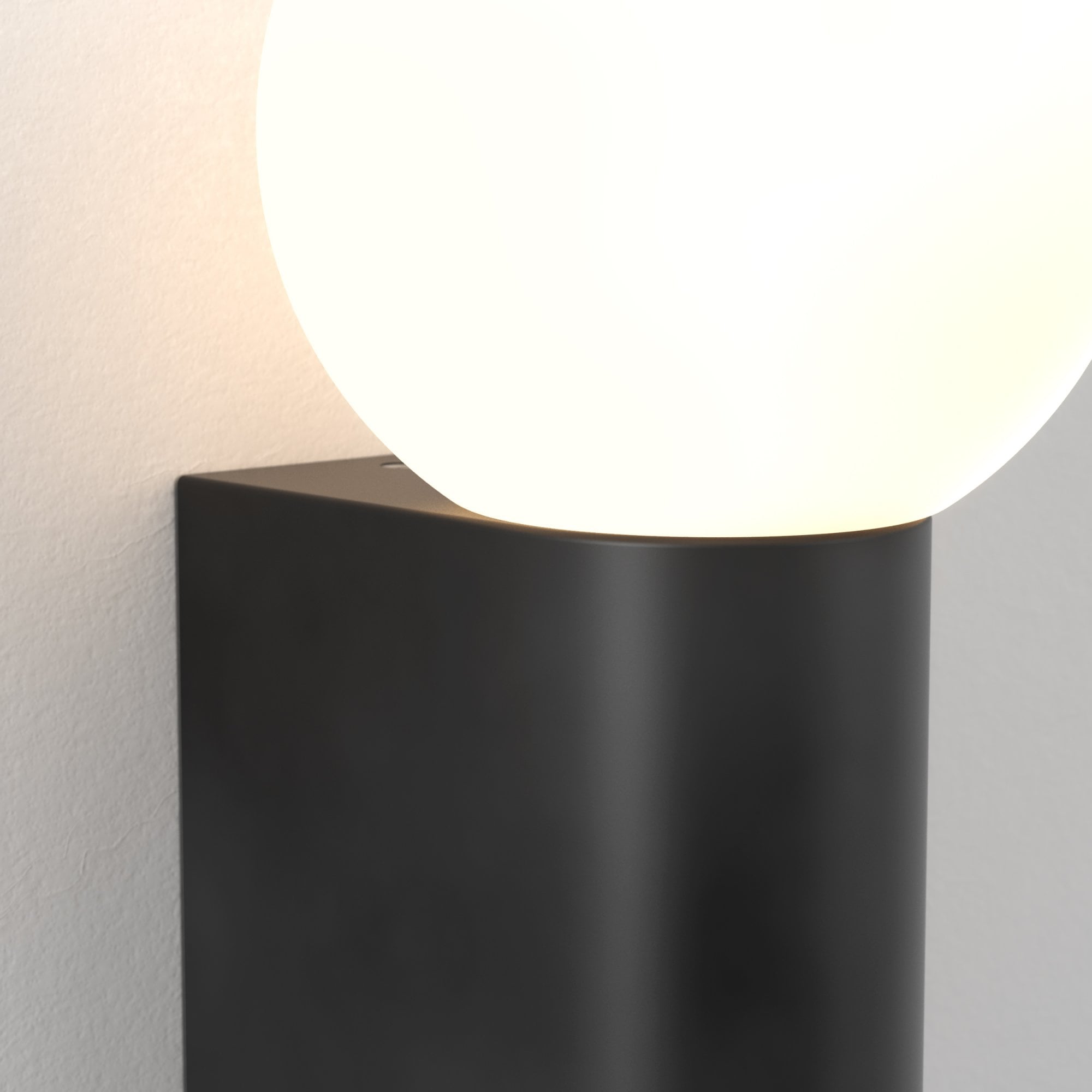 1459005 Ortona Single Bathroom Wall Light Matt Black