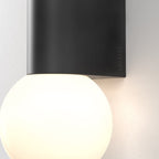 1459006 Ortona Twin Bathroom Wall Light Matt Black