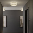 1463001 Salina 400 Ceiling Light White Fabric
