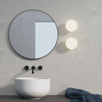 1176047 Zeppo Wall Bathroom Wall Light Matt Black