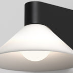 1451002 Conic Bathroom Wall Light Matt Black