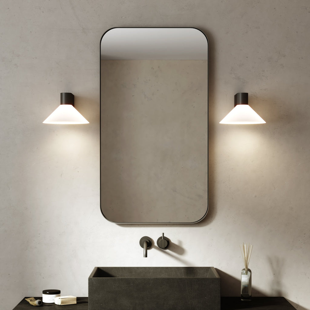 1451002 Conic Bathroom Wall Light Matt Black