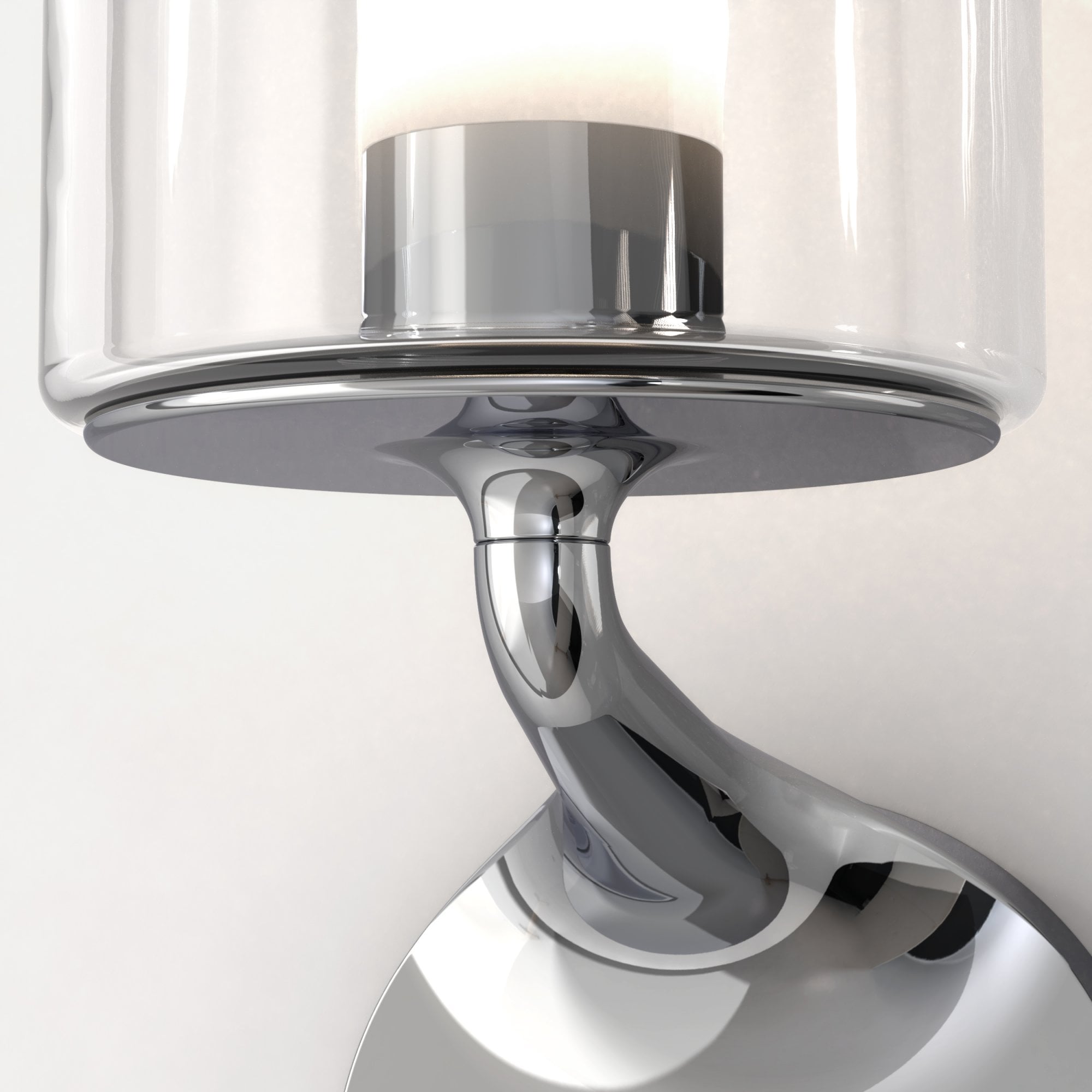 1453001 Elena Bathroom Wall Light Polished Chrome (S)