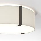 1463003 Salina 400 Ceiling Light Putty Fabric