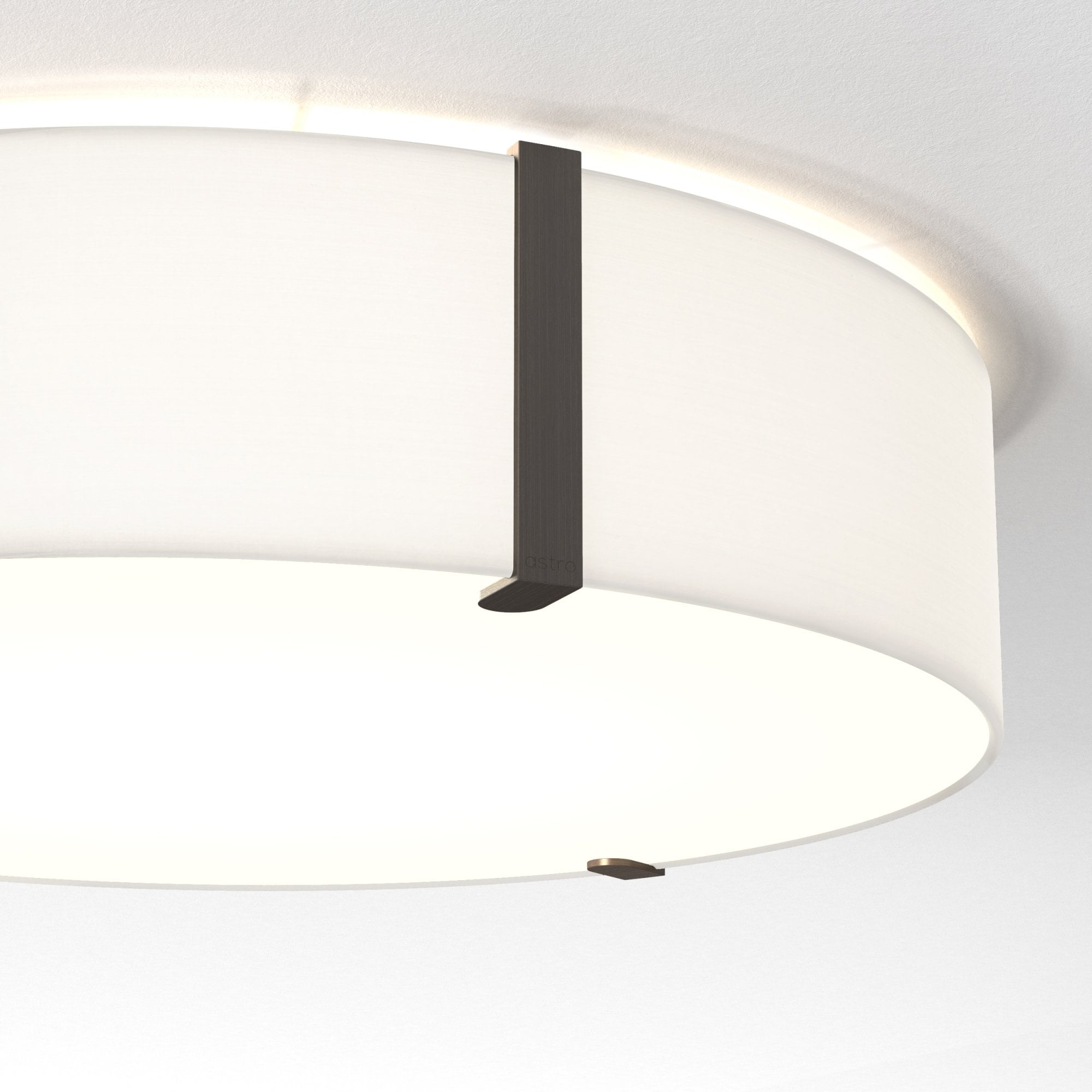 1463002 Salina 550 Ceiling Light White Fabric