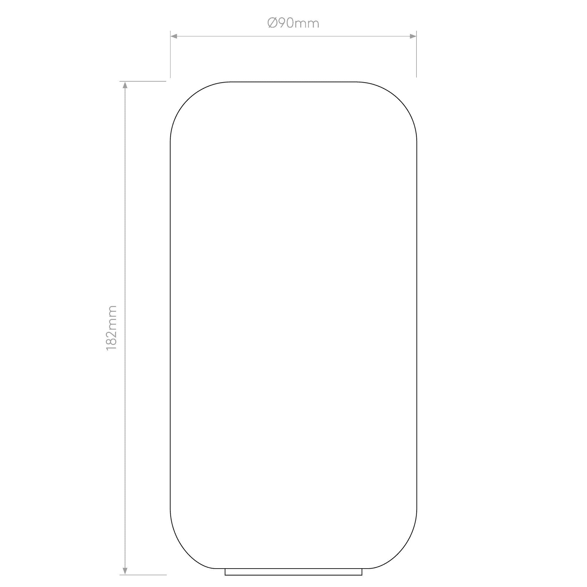 5036009 Tacoma Reed Glass Shade White (Opal) (S)