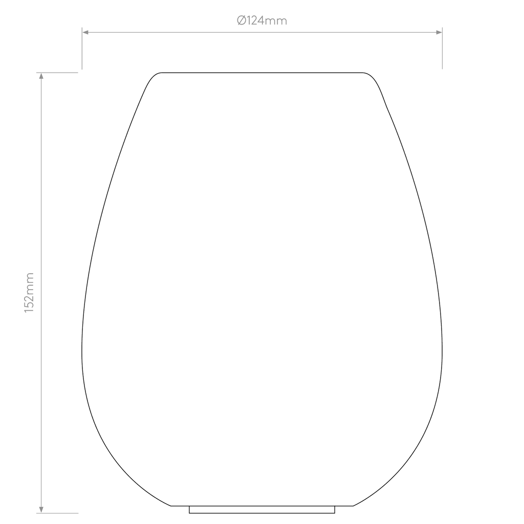 5036007 Tacoma Tulip Glass Shade White (Opal)