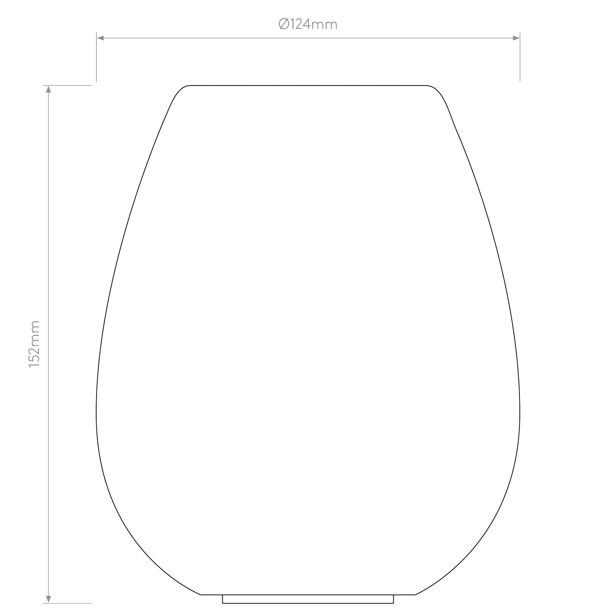 5036007 Tacoma Tulip Glass Shade White (Opal)