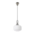 NLK05159 Amsterdam 1 Light Pendant Polished Nickel Matt Black