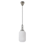 NLK05189 Amsterdam 1 Light Pendant Polished Nickel Matt Black