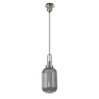 NLK05209 Amsterdam 1 Light Pendant Polished Nickel Matt Black