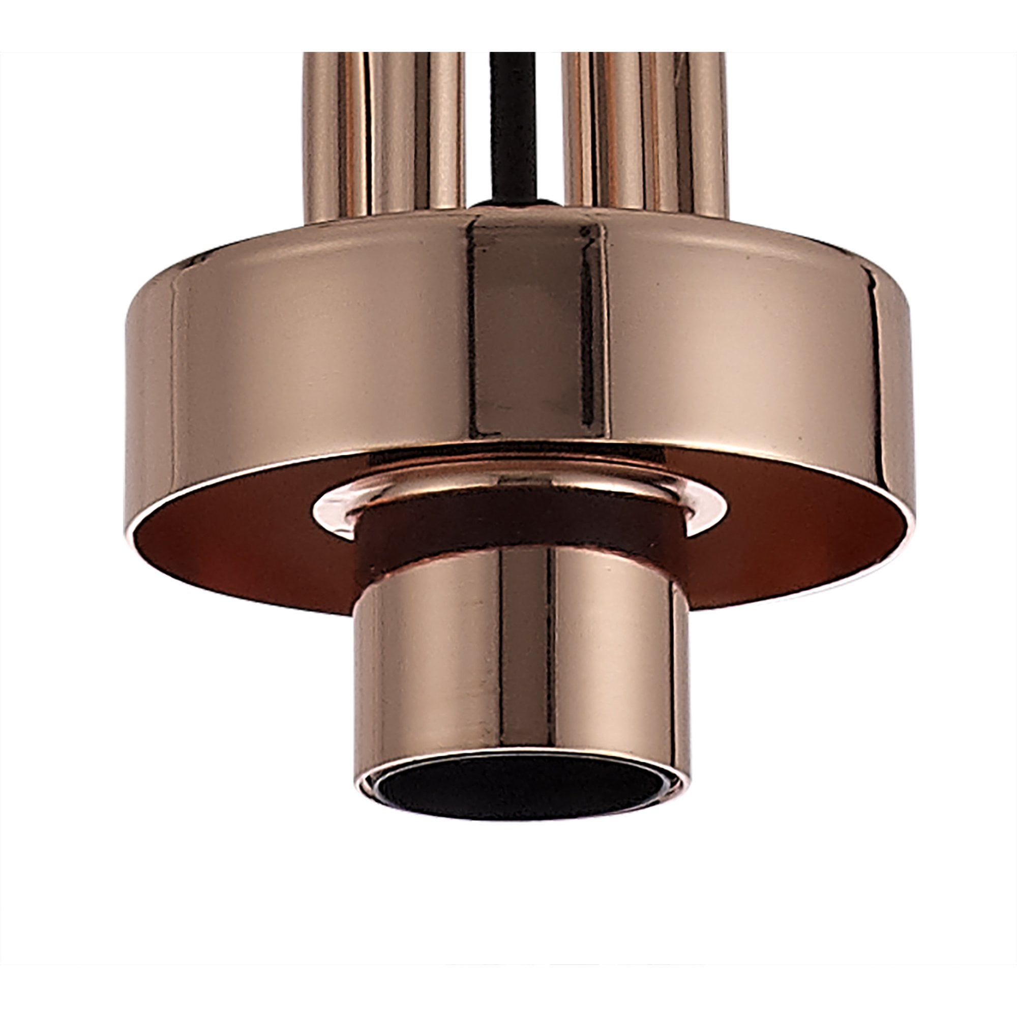 NLK05309 Amsterdam 1 Light Pendant Copper Matt Black