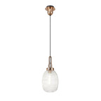 NLK05349 Amsterdam 1 Light Pendant Copper Matt Black