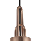 NLK05359 Amsterdam 1 Light Pendant Copper Matt Black