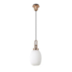 NLK05379 Amsterdam 1 Light Pendant Copper Matt Black