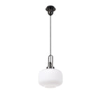 NLK05499 Amsterdam 1 Light Pendant Black Chrome Matt Black