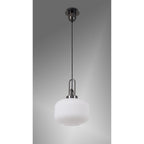 NLK05499 Amsterdam 1 Light Pendant Black Chrome Matt Black