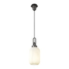 NLK05639 Amsterdam 1 Light Pendant Aged Pewter Matt Black