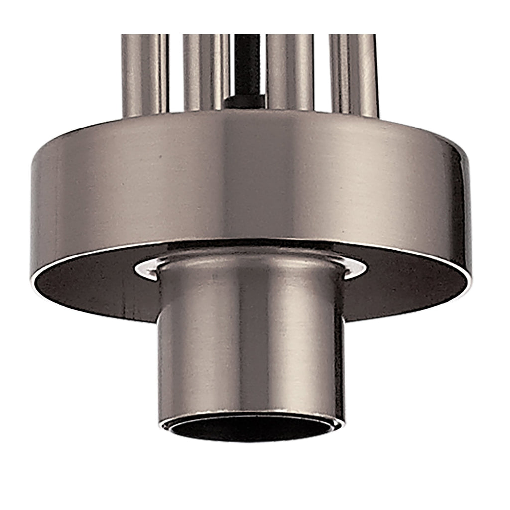 NLK05749 Amsterdam 1 Light Pendant Antique Silver Matt Black