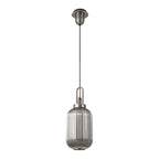 NLK05769 Amsterdam 1 Light Pendant Antique Silver Matt Black