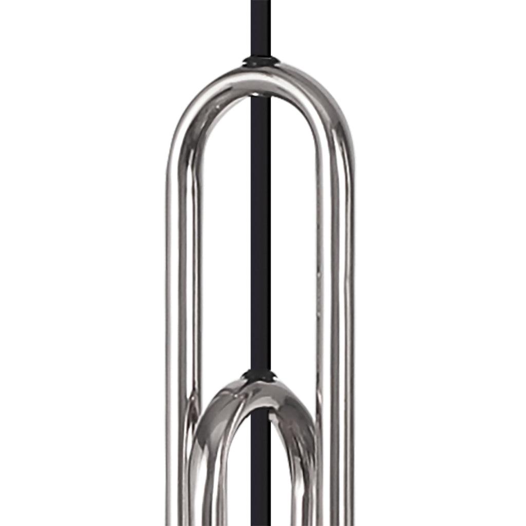 NLK05829 Acme 3 Light Linear Pendant Polished Nickel Matt Black