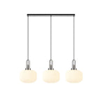 NLK05849 Acme 3 Light Linear Pendant Polished Nickel Matt Black