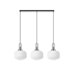 NLK05849 Acme 3 Light Linear Pendant Polished Nickel Matt Black