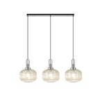 NLK05869 Acme 3 Light Linear Pendant Polished Nickel Matt Black