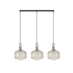 NLK05869 Acme 3 Light Linear Pendant Polished Nickel Matt Black