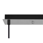 NLK05869 Acme 3 Light Linear Pendant Polished Nickel Matt Black