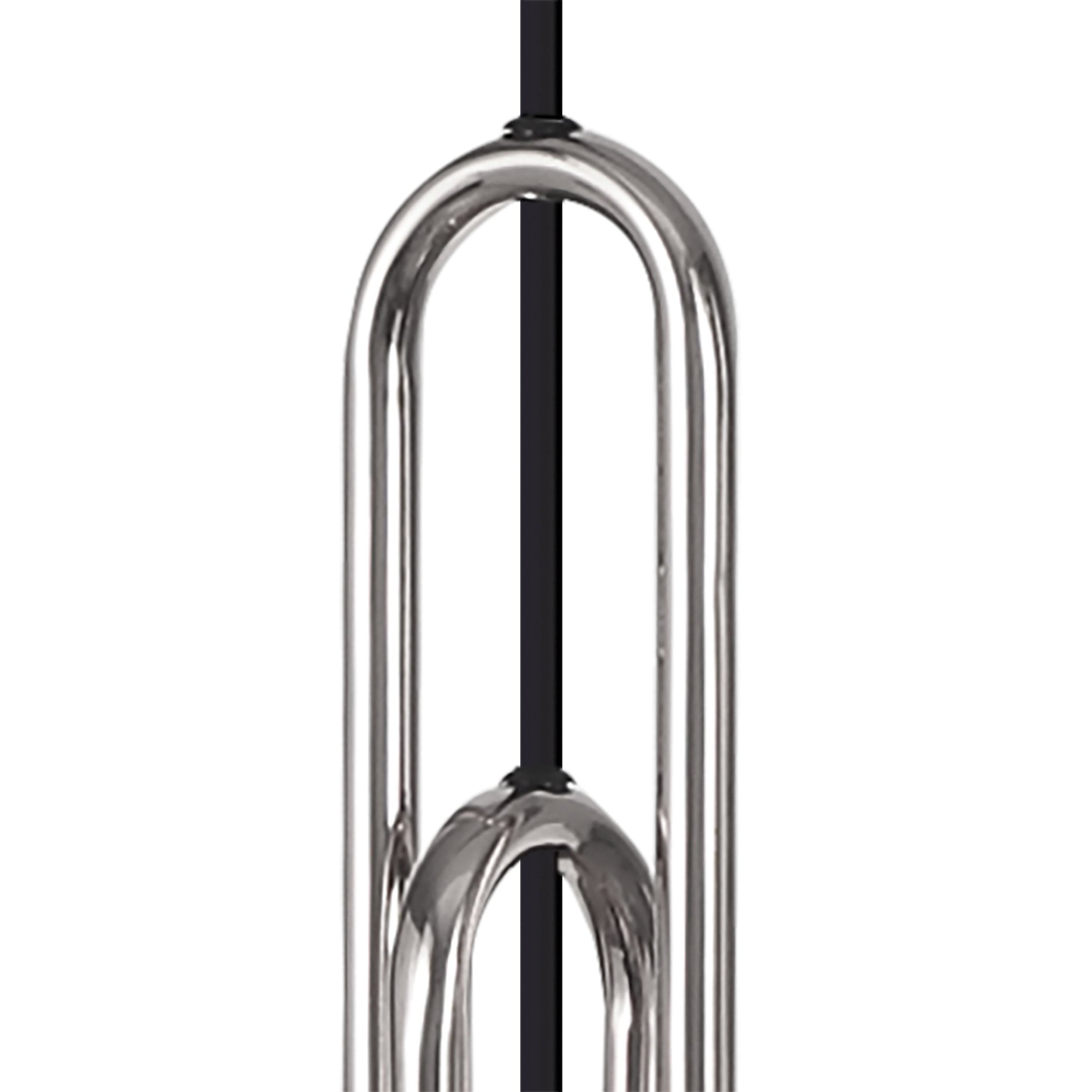 NLK05879 Acme 3 Light Linear Pendant Polished Nickel Matt Black