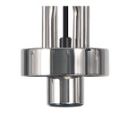 NLK05899 Acme 3 Light Linear Pendant Polished Nickel Matt Black