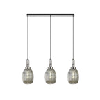 NLK05929 Acme 3 Light Linear Pendant Polished Nickel Matt Black