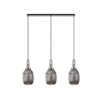 NLK05929 Acme 3 Light Linear Pendant Polished Nickel Matt Black