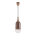 NLK05969 Amsterdam 3 Light Linear Pendant Copper Matt Black