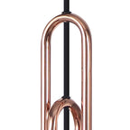 NLK06049 Amsterdam 3 Light Linear Pendant Copper Matt Black