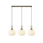 NLK06109 Acme 3 Light Linear Pendant Brass Gold Matt Black