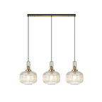 NLK06129 Acme 3 Light Linear Pendant Brass Gold Matt Black