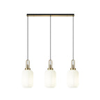 NLK06139 Acme 3 Light Linear Pendant Brass Gold Matt Black