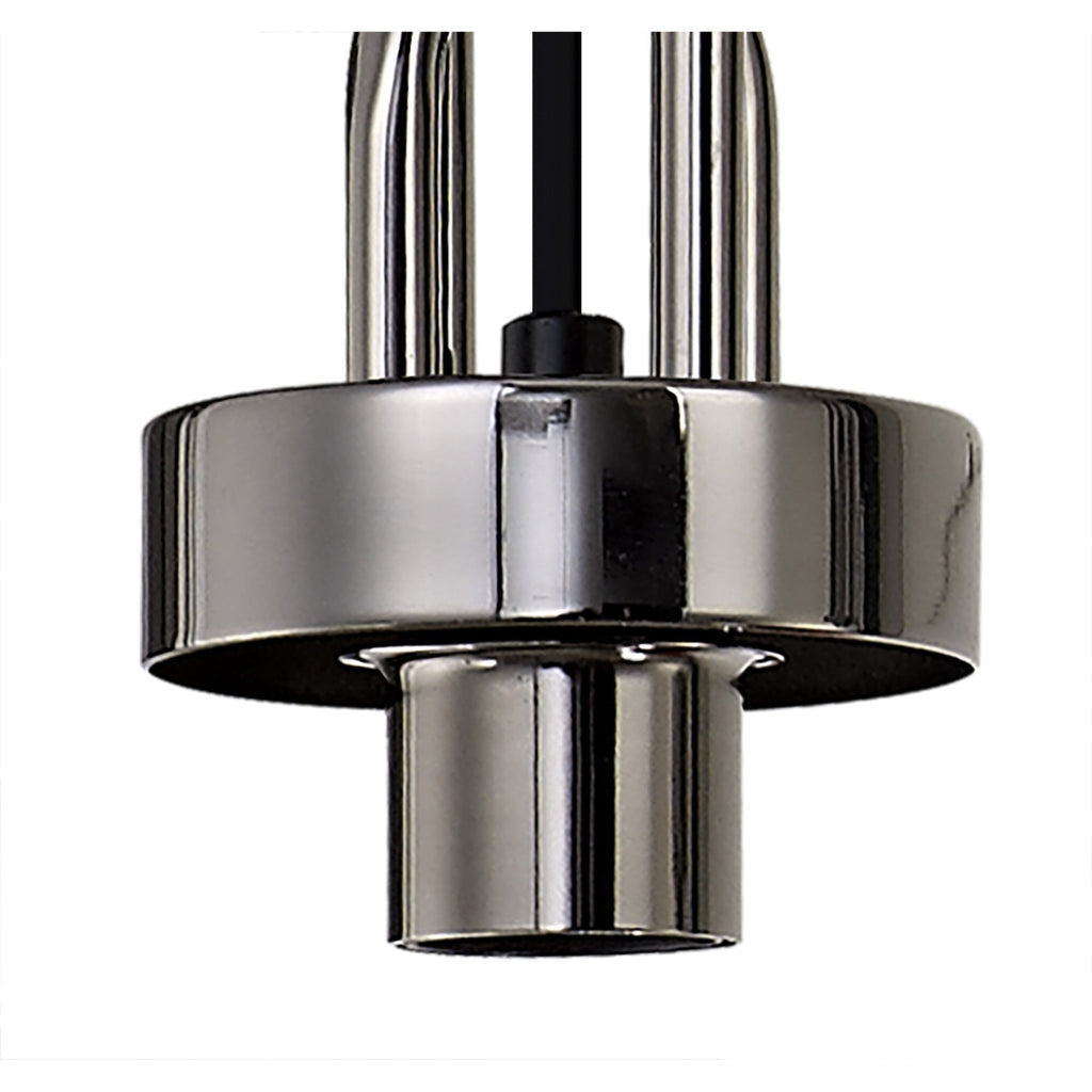NLK06239 Acme 3 Light Linear Pendant Black Chrome Matt Black