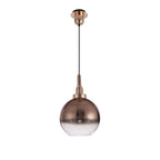 NLK06279 Amsterdam 4 Light Linear Pendant Copper Matt Black